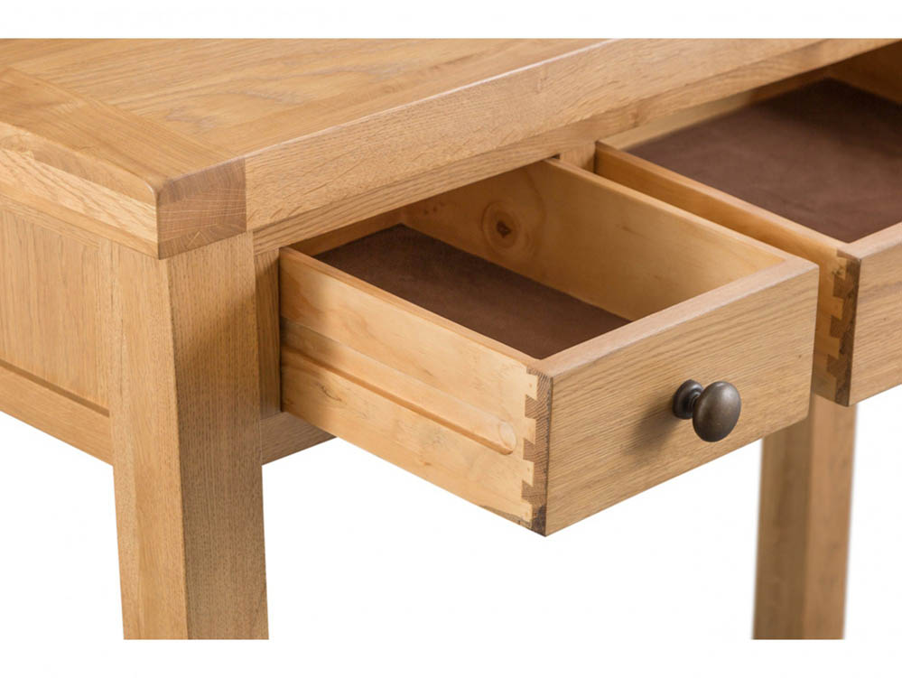 Kenmore Kenmore Waverley Oak 3 Drawer Dressing Table (Flat Packed)