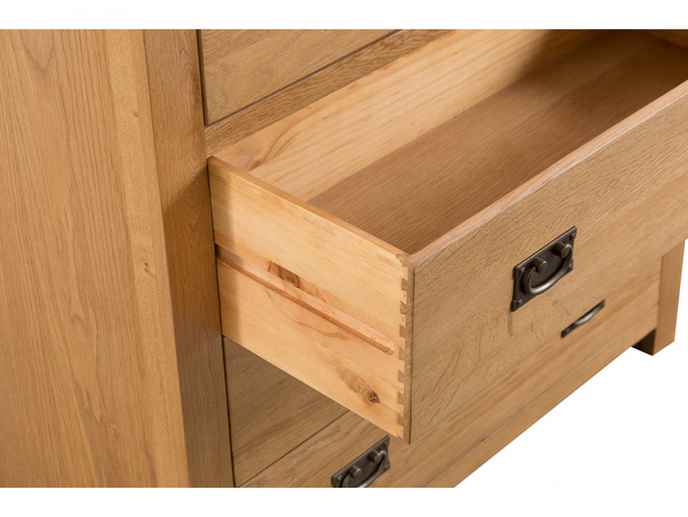 Kenmore Kenmore Waverley Oak 3+2 Drawer Chest of Drawers (Assembled)