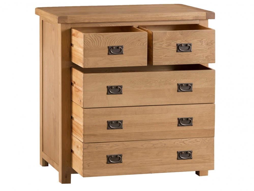 Kenmore Kenmore Waverley Oak 3+2 Drawer Chest of Drawers (Assembled)