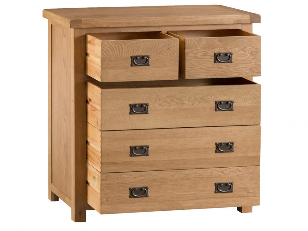 Kenmore Kenmore Waverley Oak 3+2 Drawer Chest of Drawers (Assembled)