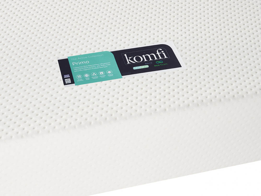 Komfi Komfi Active Primo Coolmax Memory 140 x 200 Euro (IKEA) Size Double Mattress in a Box