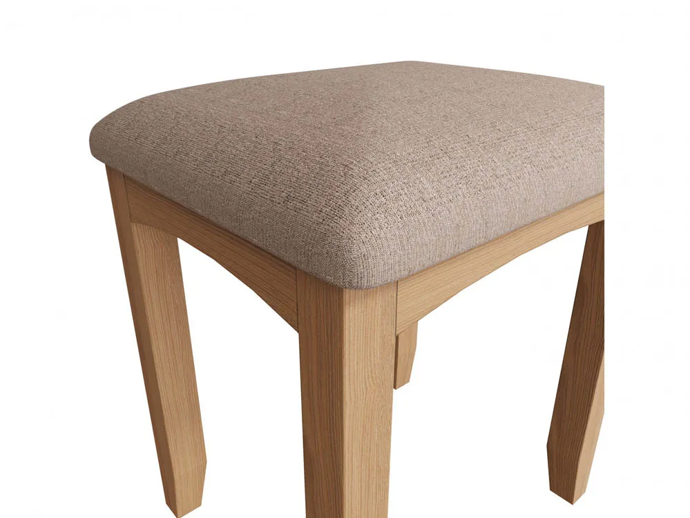 Kenmore Dakota Oak Dressing Table Stool