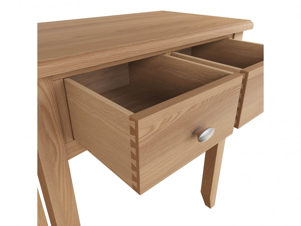 Kenmore Kenmore Dakota Oak 2 Drawer Dressing Table (Flat Packed)