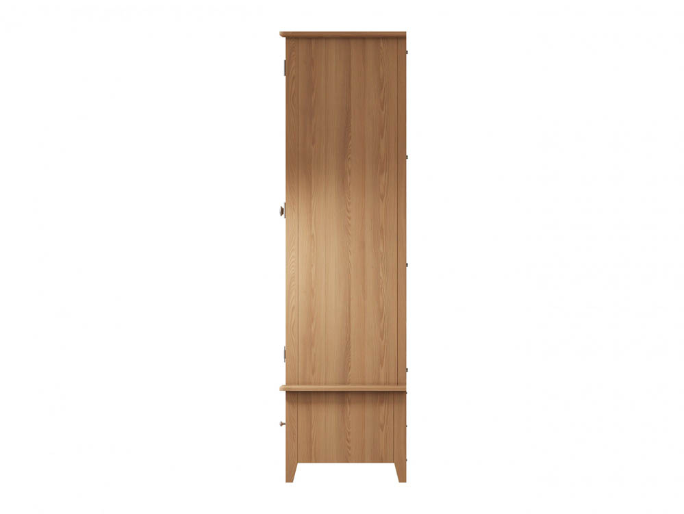 Kenmore Kenmore Dakota Oak 2 Door 1 Drawer Double Wardrobe (Part Assembled)
