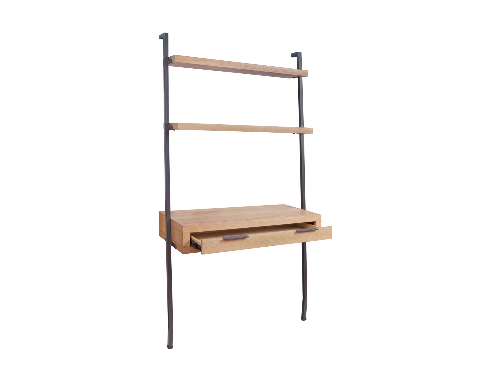 Kenmore Kenmore Dyce Oak and Black 1 Drawer Ladder Desk (Flat Packed)