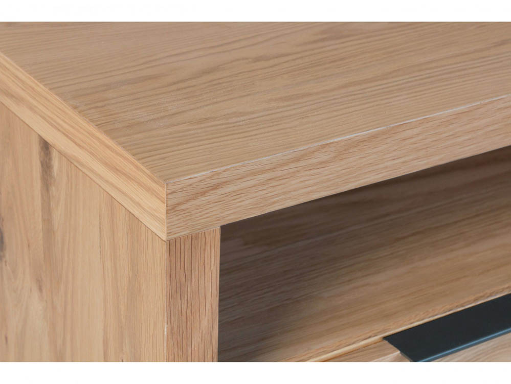 Kenmore Kenmore Dyce Oak and Black 1 Drawer Small TV Cabinet (Assembled)