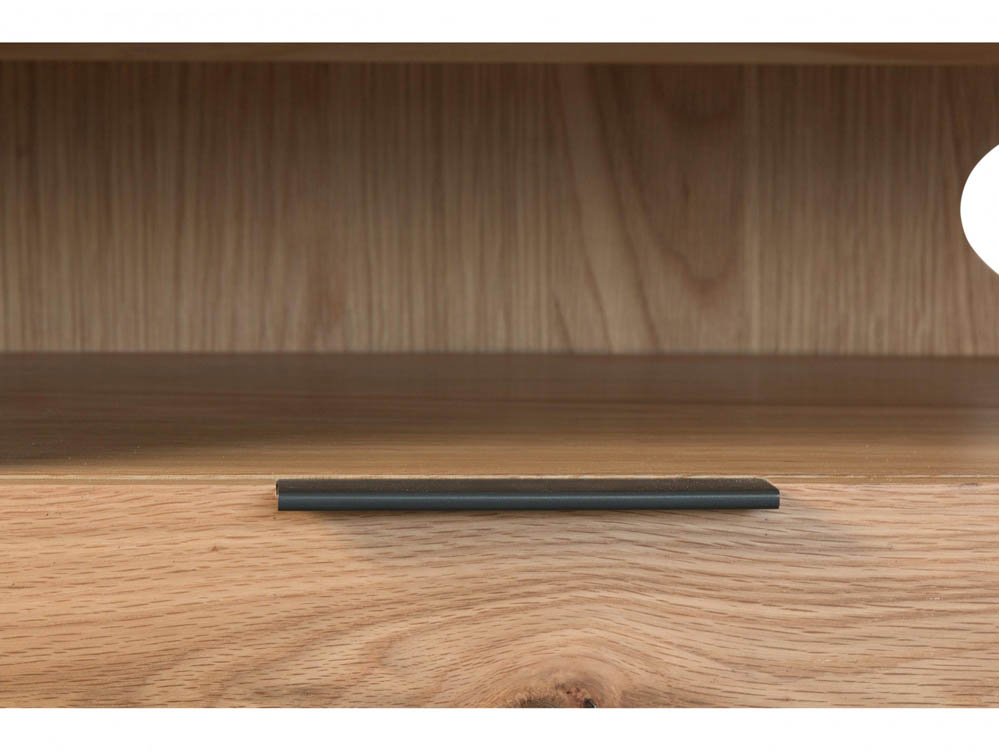 Kenmore Kenmore Dyce Oak and Black 1 Drawer Small TV Cabinet (Assembled)