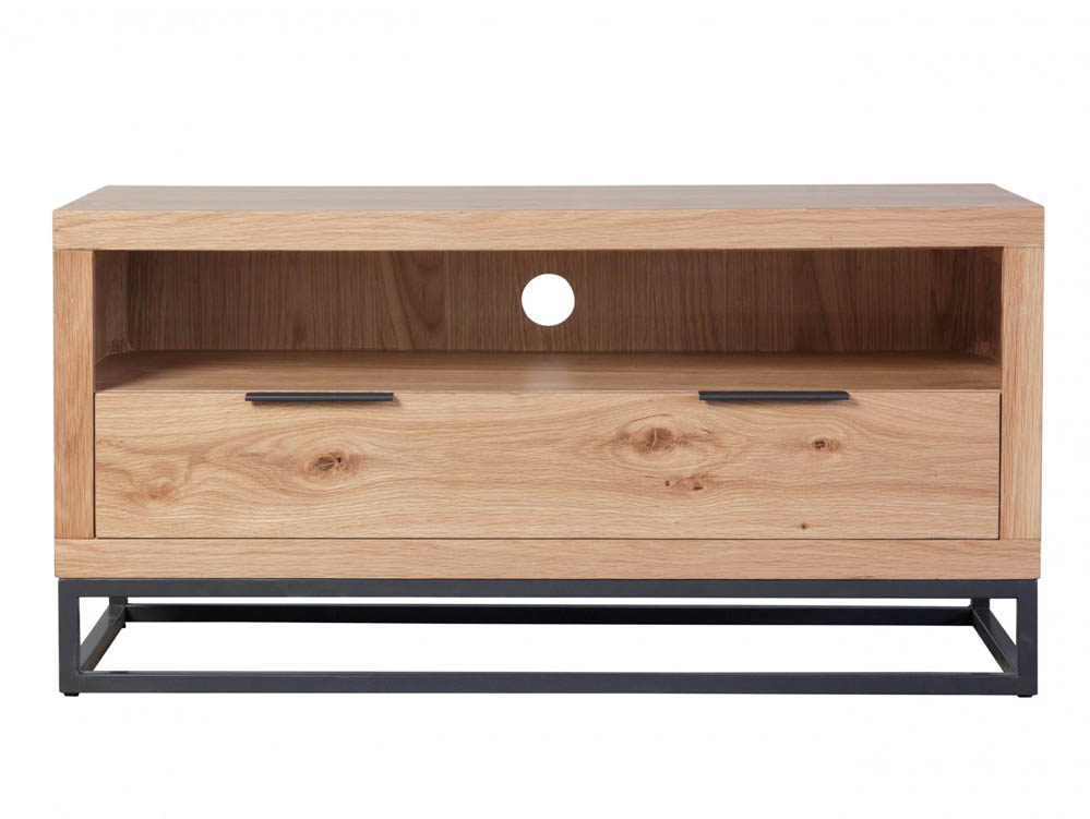Kenmore Kenmore Dyce Oak and Black 1 Drawer Small TV Cabinet (Assembled)