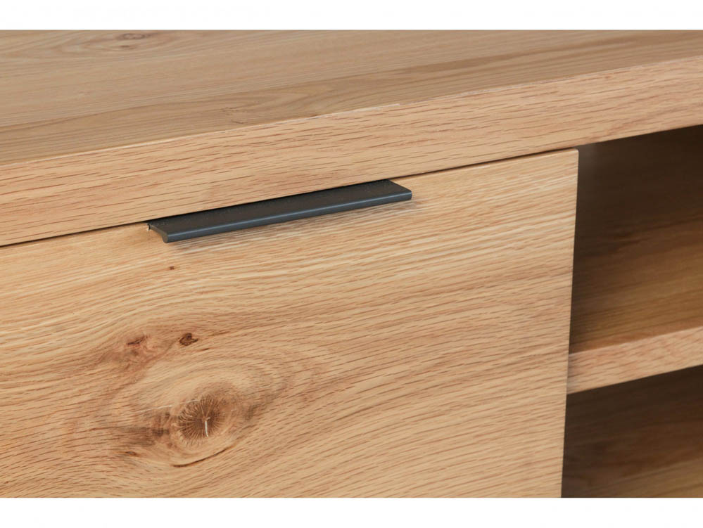 Kenmore Kenmore Dyce Oak and Black 2 Door Large TV Cabinet (Assembled)