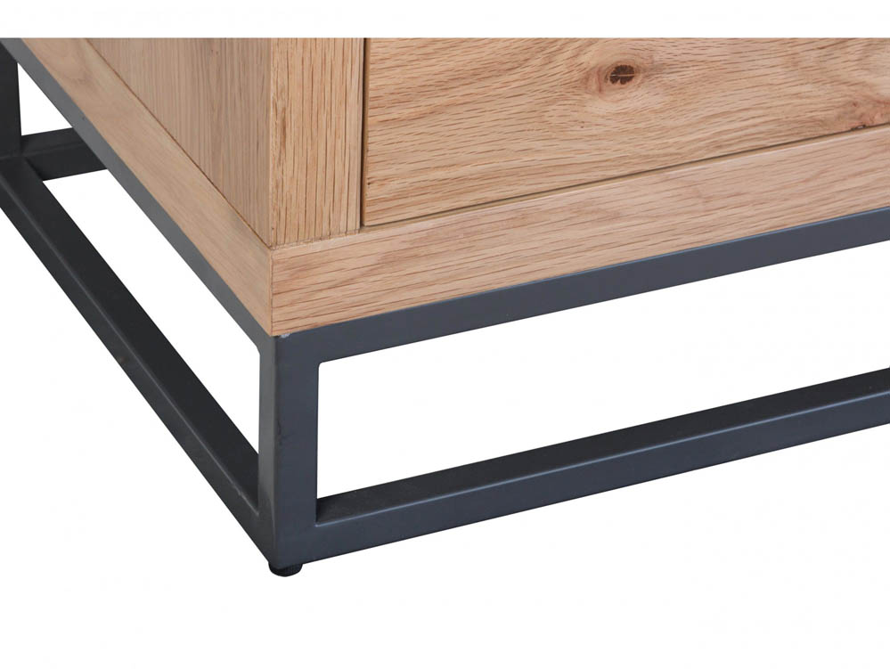 Kenmore Kenmore Dyce Oak and Black 2 Door Large TV Cabinet (Assembled)