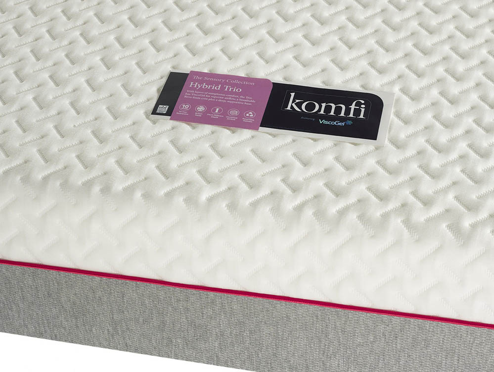 Komfi Komfi Sensory Hybrid Gel Trio 160 x 200 Euro (IKEA) Size King Mattress in a Box