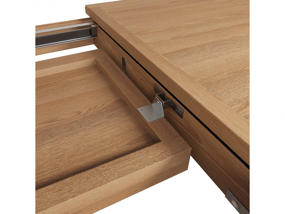 Kenmore Kenmore Dakota 160cm Oak Butterfly Extending Dining Table (Flat Packed)