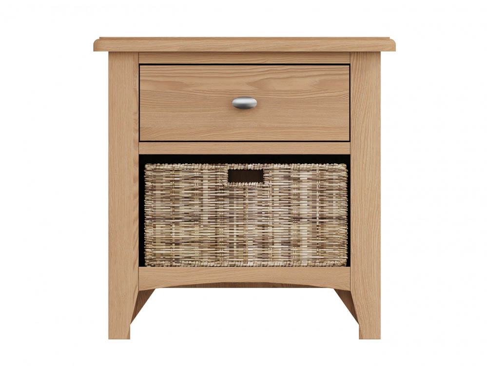 Kenmore Kenmore Dakota Oak 1 Drawer Large Lamp Table (Assembled)