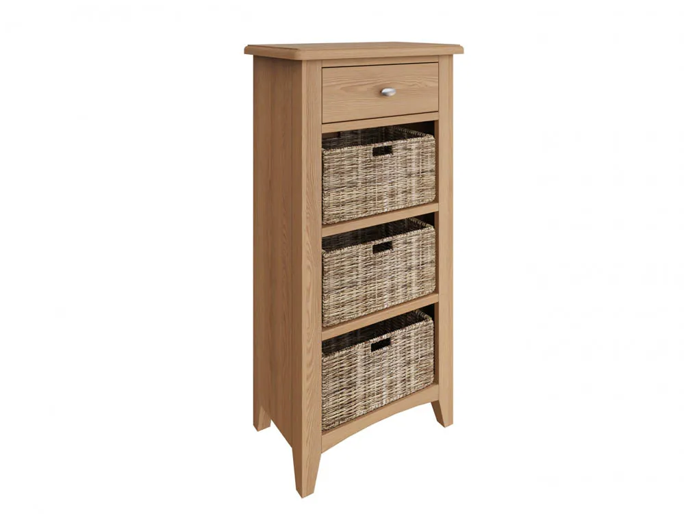 Kenmore Kenmore Dakota Oak 1 Drawer Tall Storage Unit (Assembled)