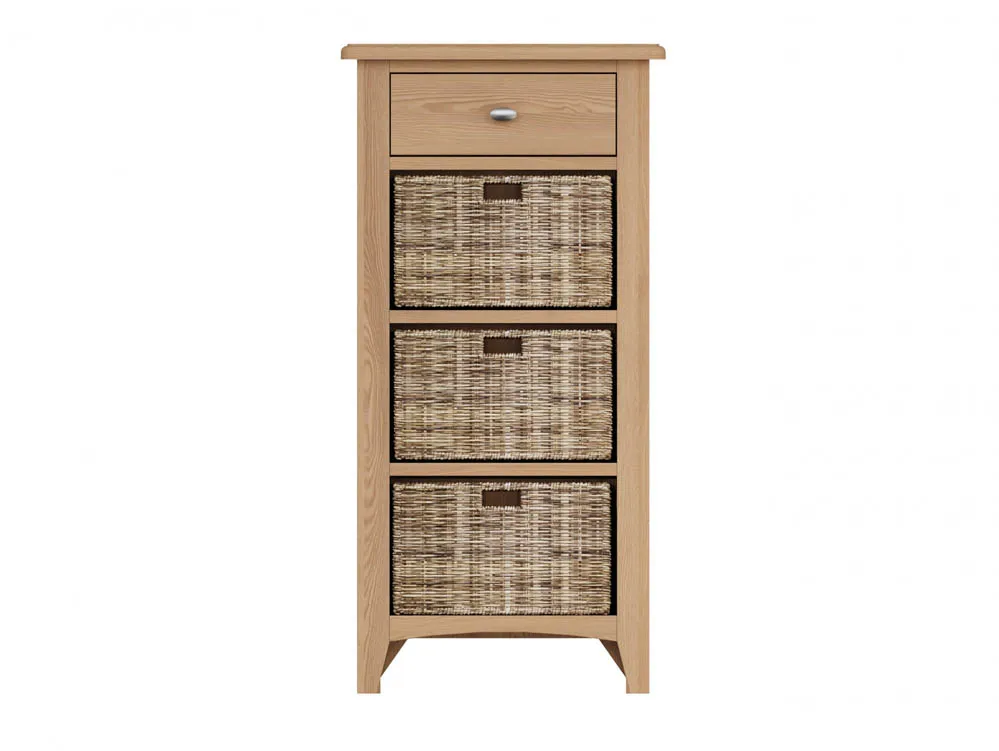 Kenmore Kenmore Dakota Oak 1 Drawer Tall Storage Unit (Assembled)