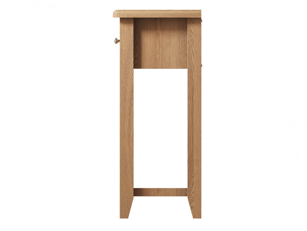Kenmore Kenmore Dakota Oak 2 Drawer Console Table (Flat Packed)