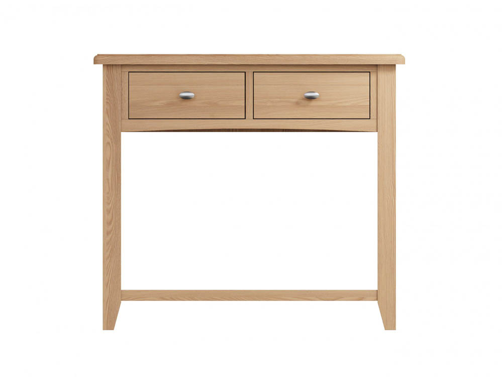 Kenmore Kenmore Dakota Oak 2 Drawer Console Table (Flat Packed)