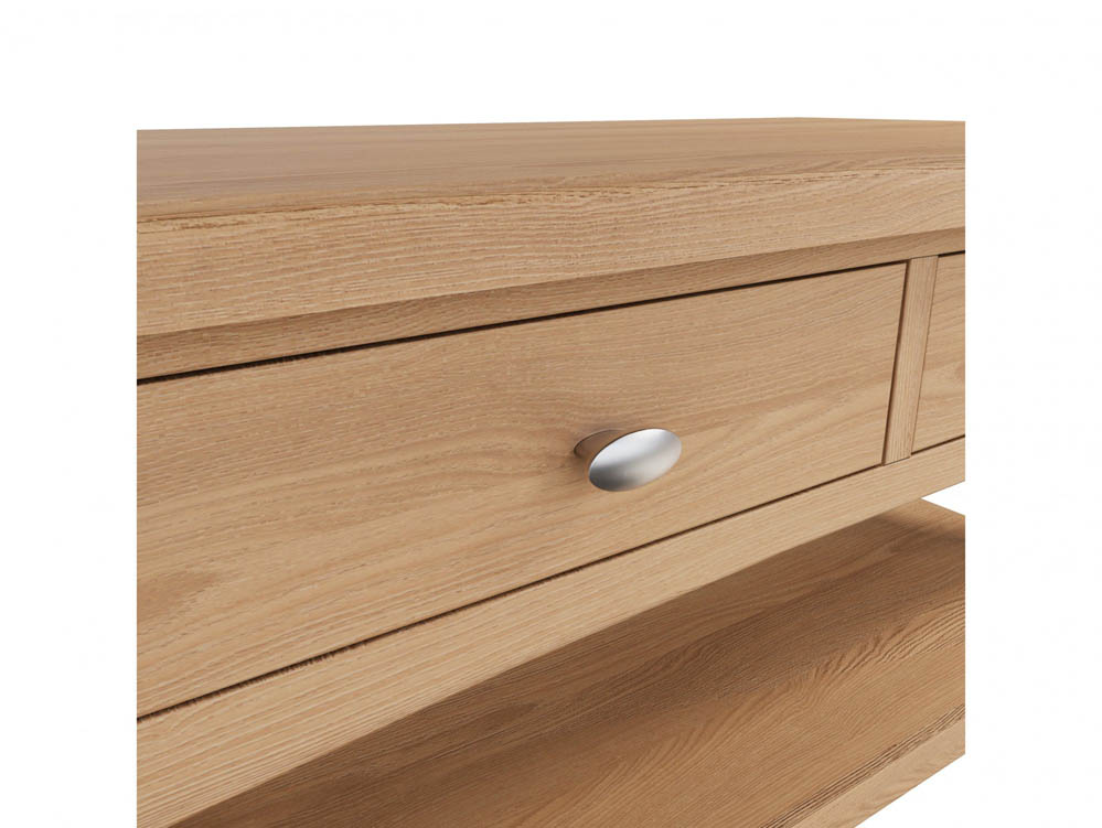 Kenmore Kenmore Dakota Oak 2 Drawer Large Coffee Table (Flat Packed)