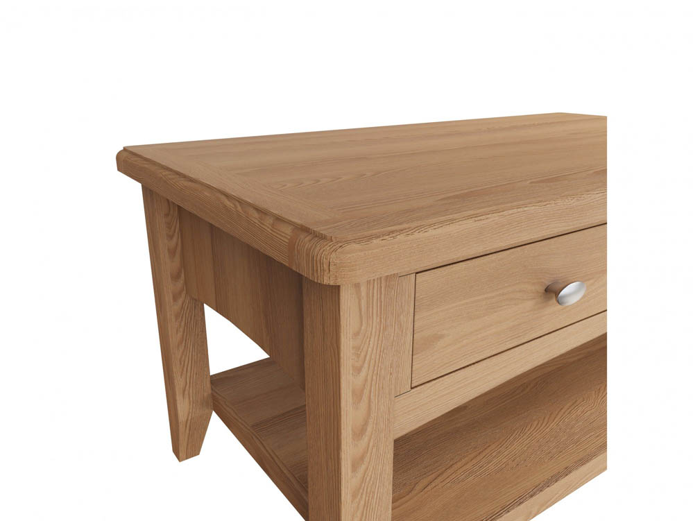 Kenmore Kenmore Dakota Oak 2 Drawer Large Coffee Table (Flat Packed)