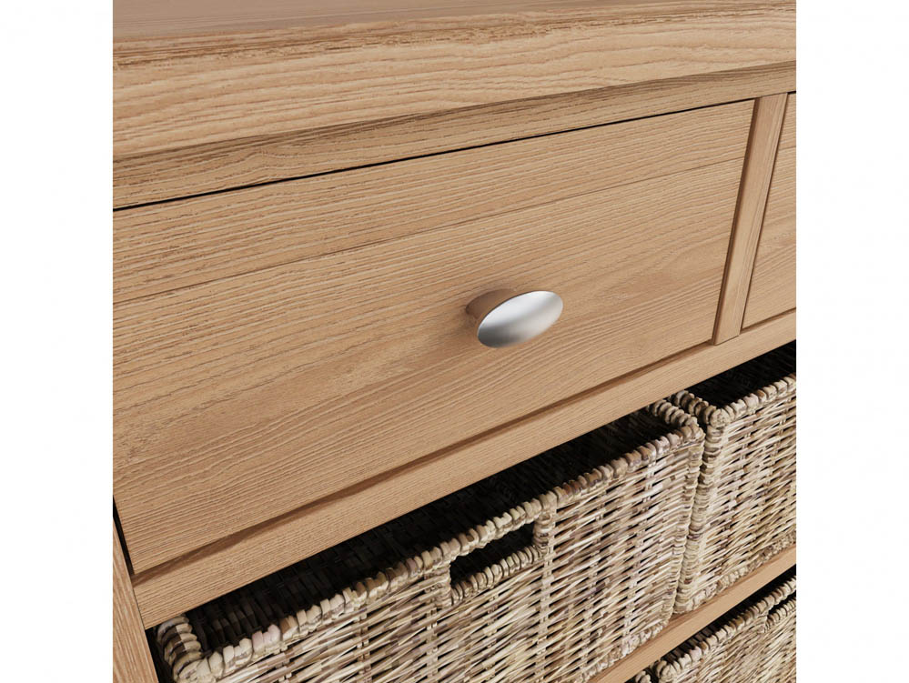 Kenmore Kenmore Dakota Oak 3 Drawer Sideboard (Assembled)