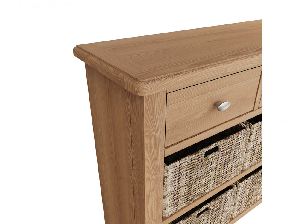Kenmore Kenmore Dakota Oak 3 Drawer Sideboard (Assembled)