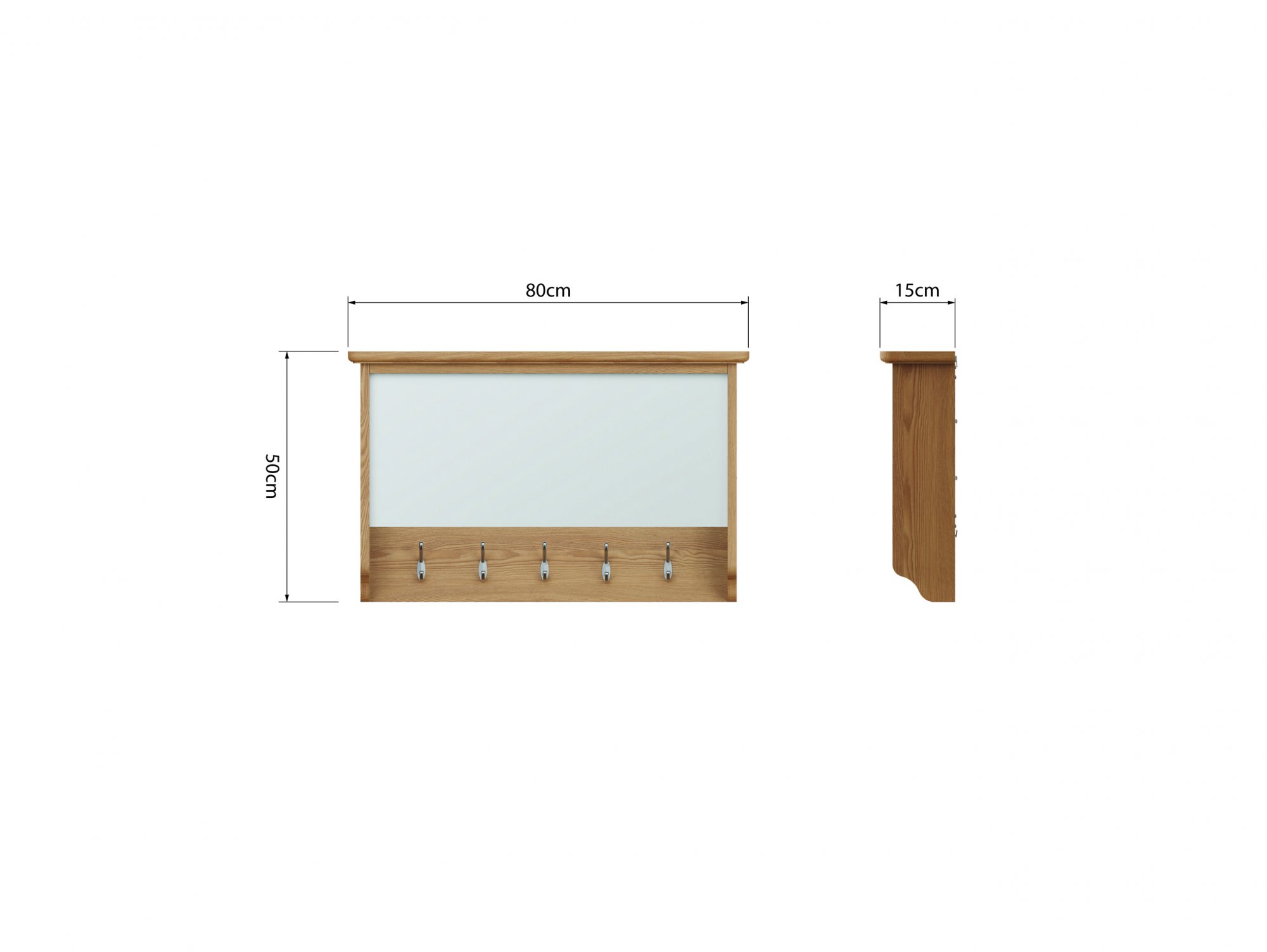 Kenmore Kenmore Dakota Oak Wall Rack (Assembled)