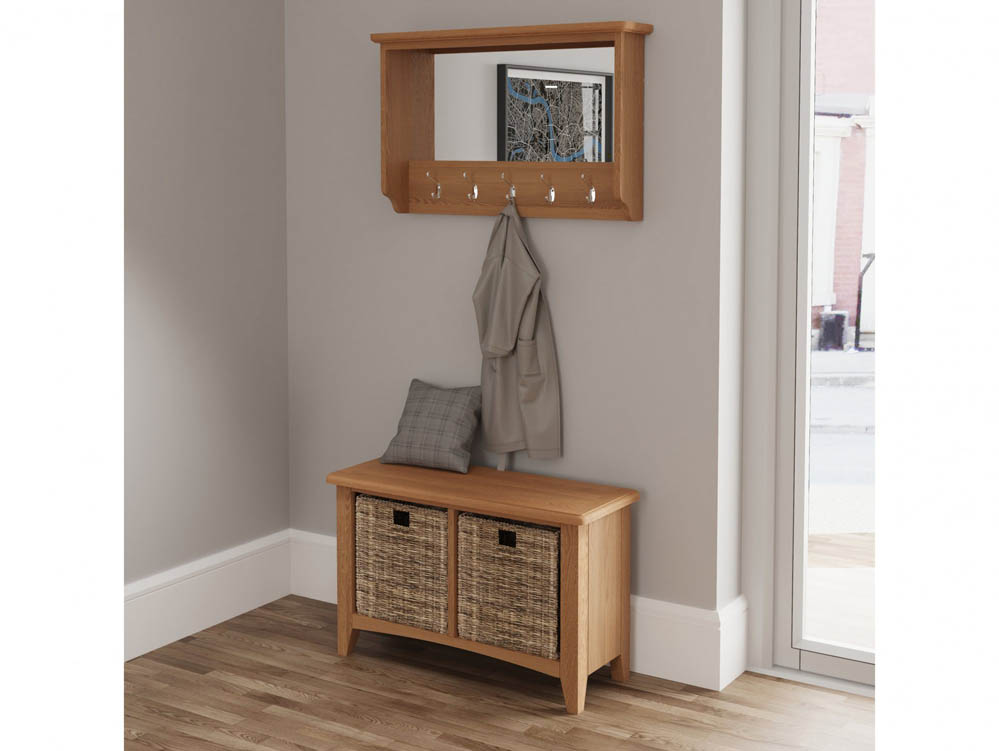 Kenmore Kenmore Dakota Oak Wall Rack (Assembled)