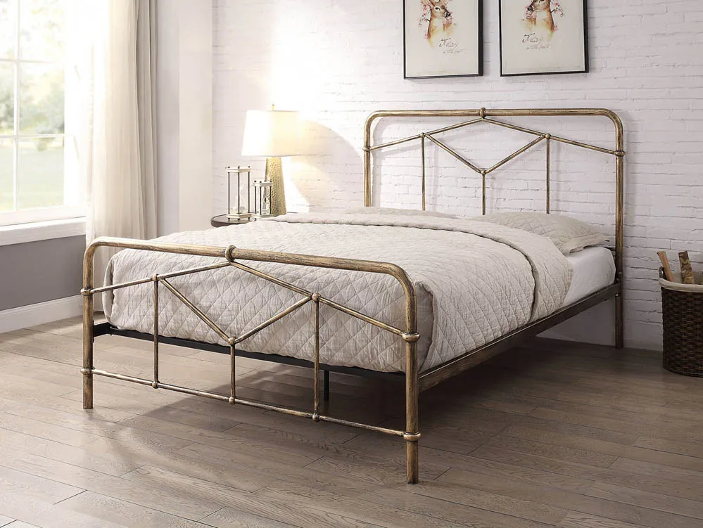 Flintshire Flintshire Axton Sand Blast Metal Bed Frame