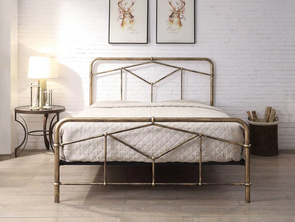 Flintshire Flintshire Axton Sand Blast Metal Bed Frame