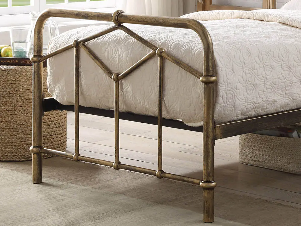 Flintshire Flintshire Axton Sand Blast Metal Bed Frame