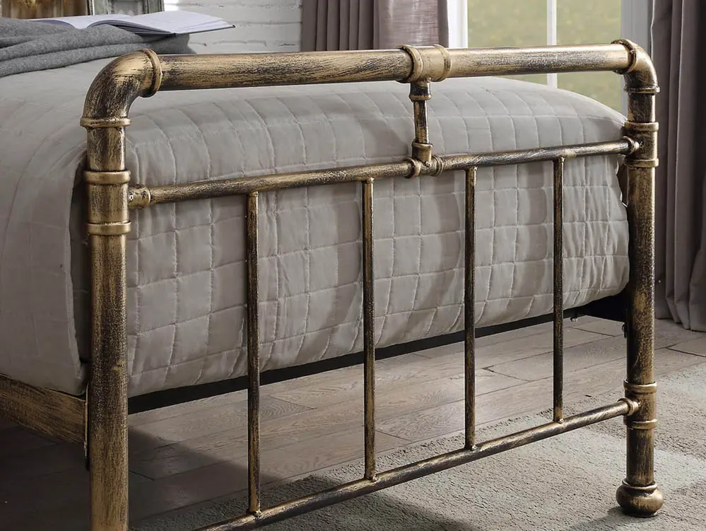 Flintshire Furniture Flintshire Cilcain 3ft Single Antique Bronze Metal Bed Frame