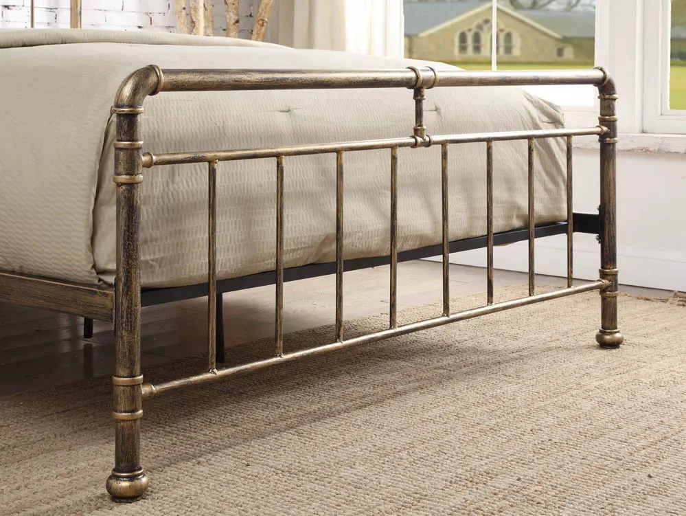 Flintshire Flintshire Cilcain Antique Bronze Metal Bed Frame