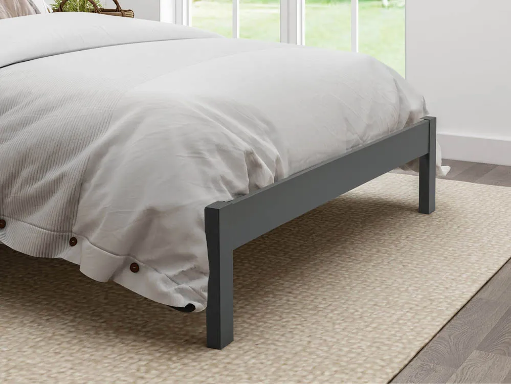 Flintshire Flintshire Conway Grey 4 Drawer Wooden Bed Frame