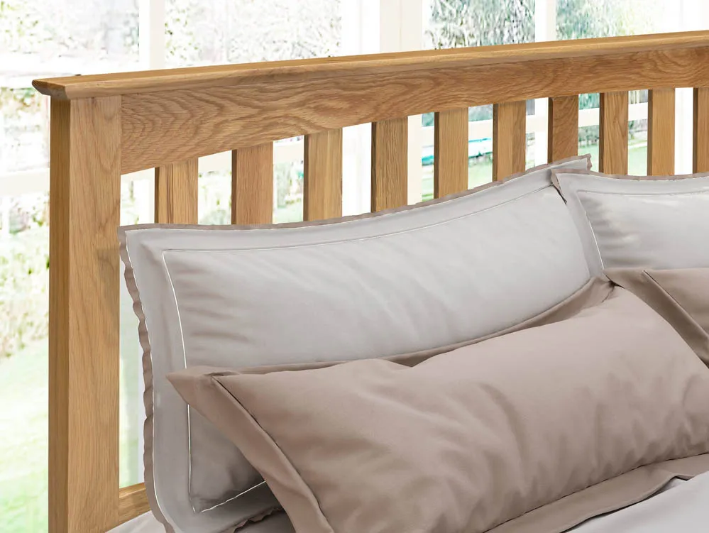 Flintshire Flintshire Gladstone Oak Wooden Bed Frame
