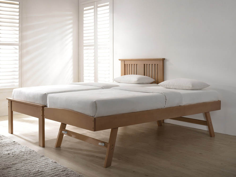 Flintshire Furniture Flintshire Halkyn 3ft Single Oak Wooden Guest Bed Frame