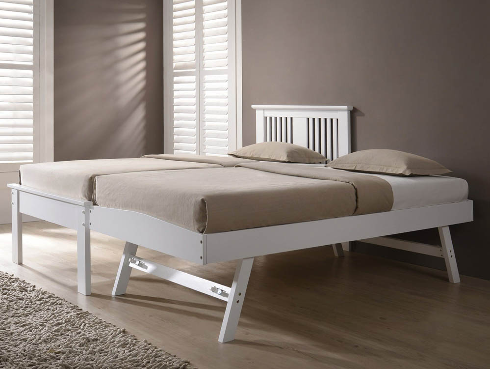 Flintshire Furniture Flintshire Halkyn 3ft Single White Wooden Guest Bed Frame