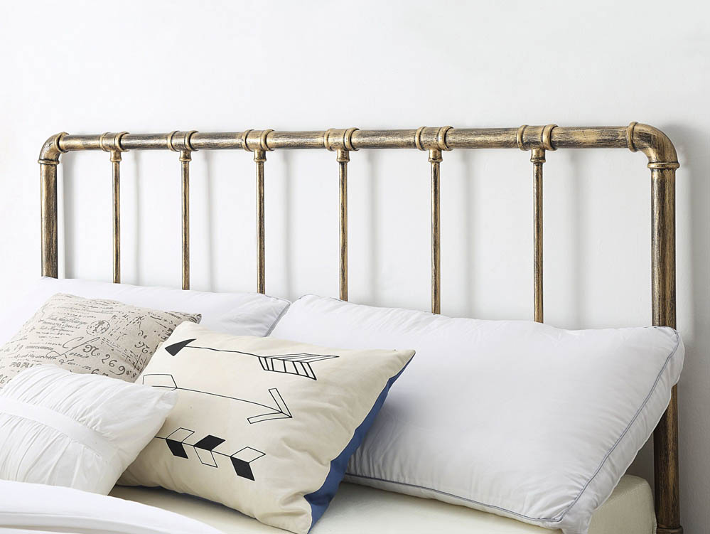 Flintshire Furniture Flintshire Kinnerton 4ft6 Double Antique Bronze Metal Bed Frame