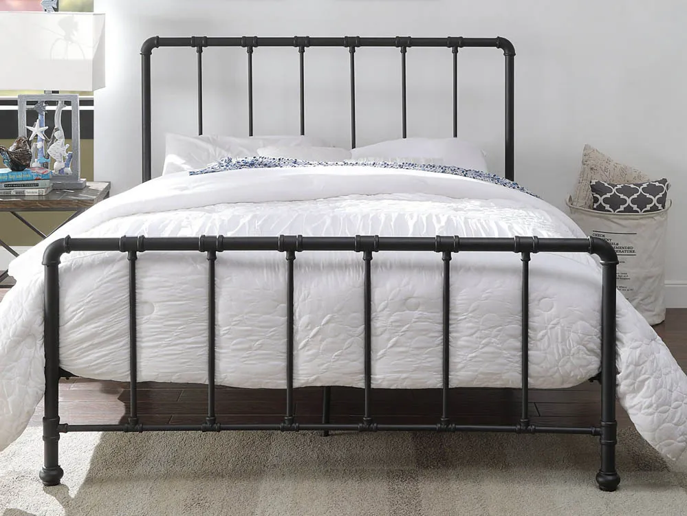 Flintshire Flintshire Kinnerton Sand Blast Black Metal Bed Frame