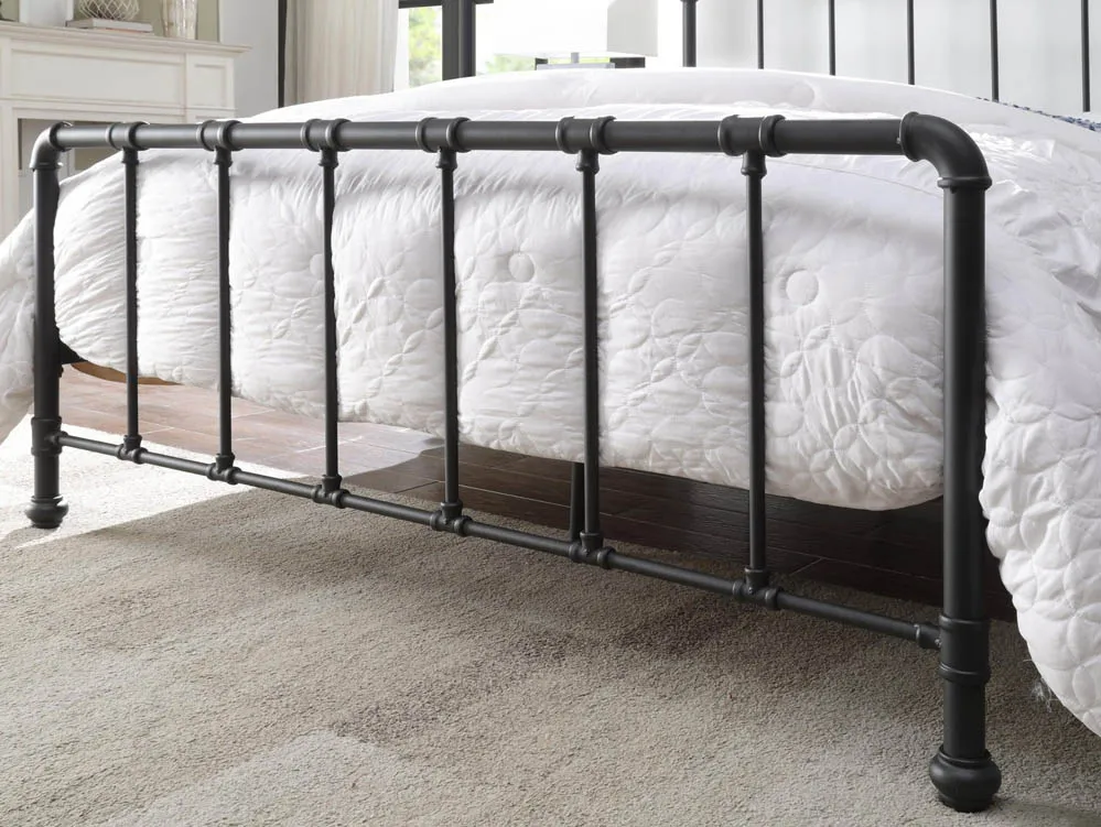 Flintshire Flintshire Kinnerton Sand Blast Black Metal Bed Frame