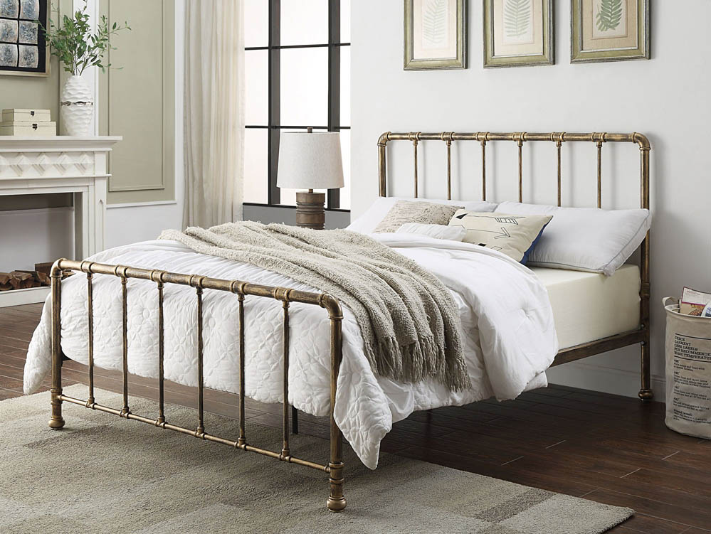 bronze metal bed frames bedroom design white furniture