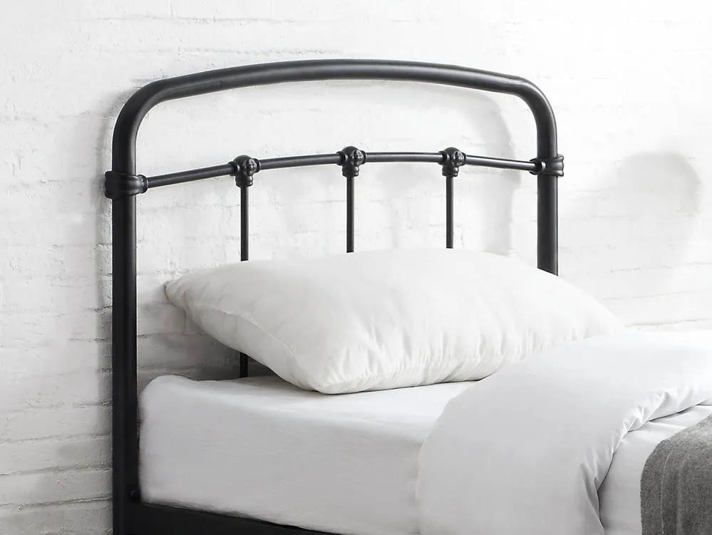 Flintshire Flintshire Mostyn Black Metal Guest Bed Frame