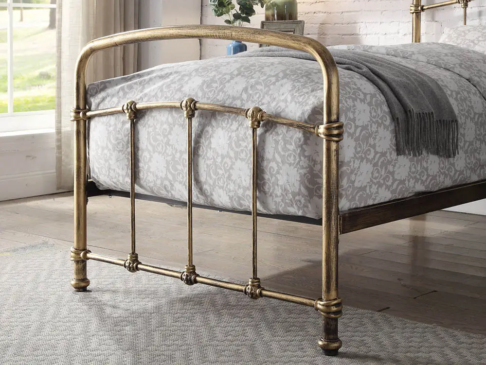 Flintshire Flintshire Mostyn Antique Bronze Metal Bed Frame