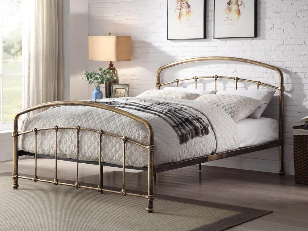 Flintshire Flintshire Mostyn Antique Bronze Metal Bed Frame