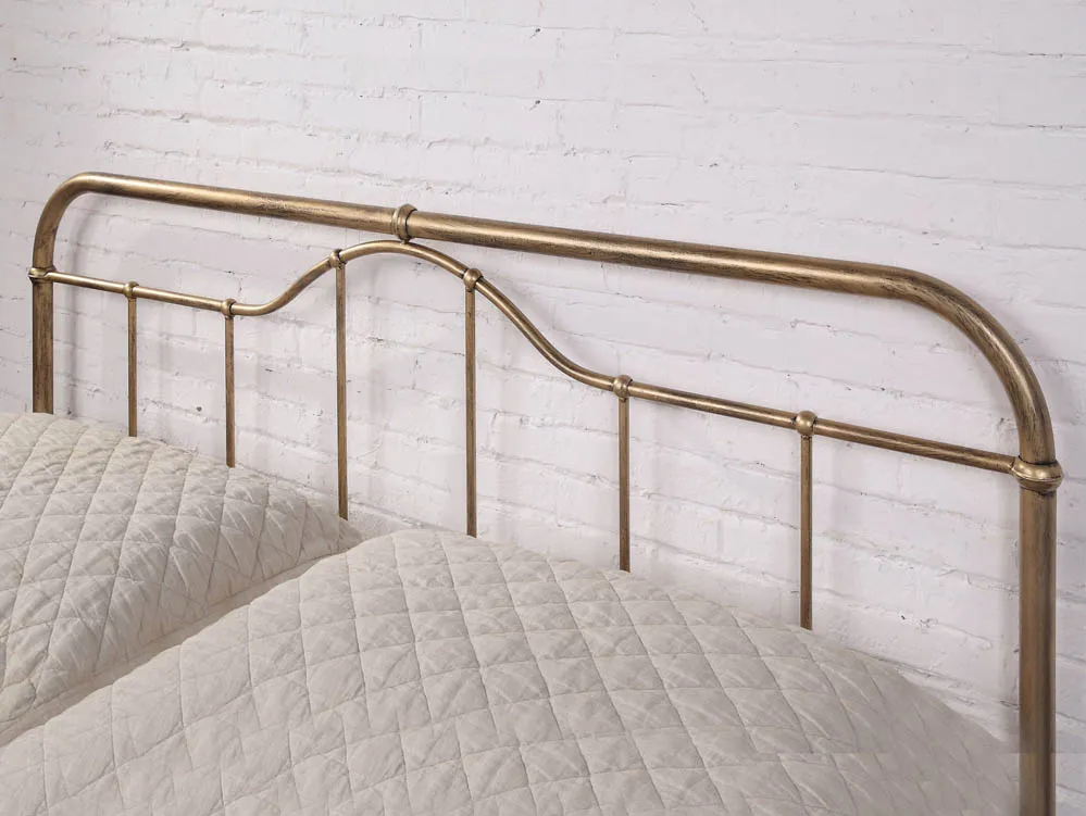 Flintshire Flintshire Oakenholt Antique Bronze Metal Bed Frame