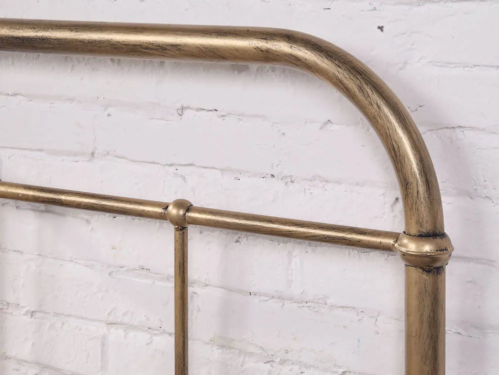 Flintshire Flintshire Oakenholt Antique Bronze Metal Bed Frame