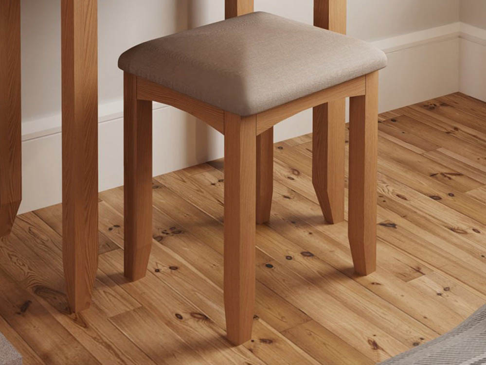 Kenmore Kenmore Dakota Oak Dressing Table Stool (Flat Packed)