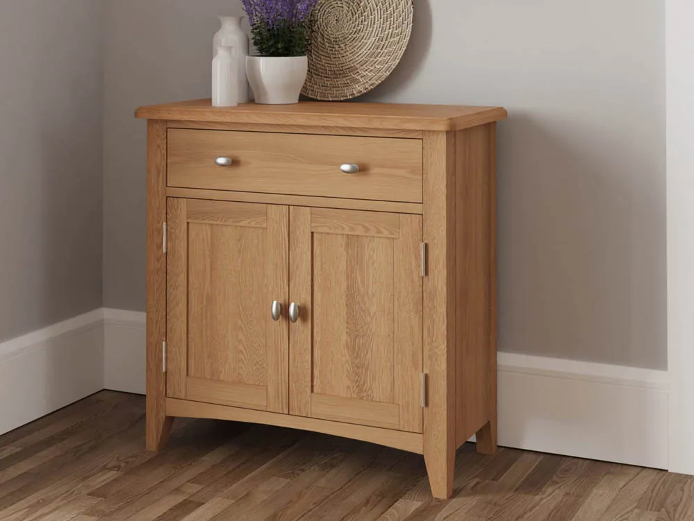 Kenmore Kenmore Dakota Oak 2 Door 1 Drawer Compact Sideboard (Assembled)