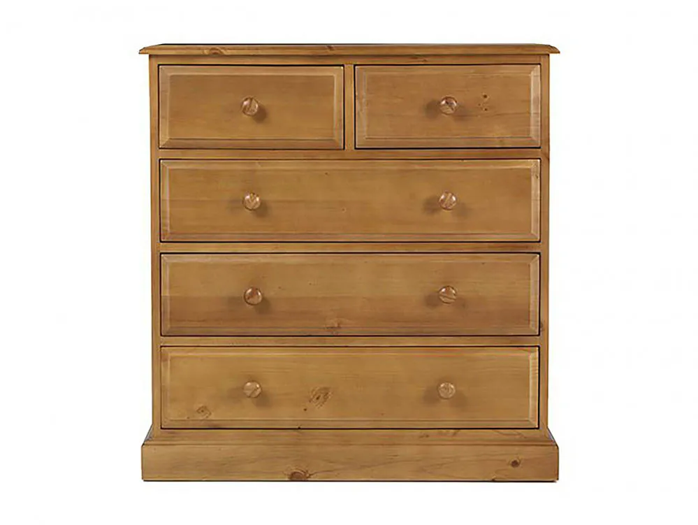 Archers Archers Berwick 3+2 Drawer Pine Wooden Chest of Drawers (Assembled)