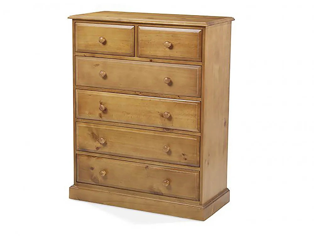 Archers Archers Berwick 4+2 Drawer Pine Wooden Chest of Drawers (Assembled)