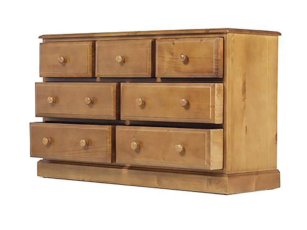 Archers Archers Berwick 4+3 Drawer Pine Wooden Chest of Drawers (Assembled)